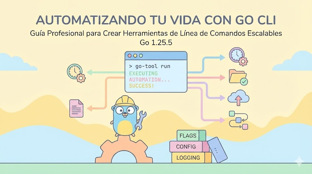 Automatizando tu vida con Go CLI: Guía profesional para crear herramientas de línea de comandos escalables